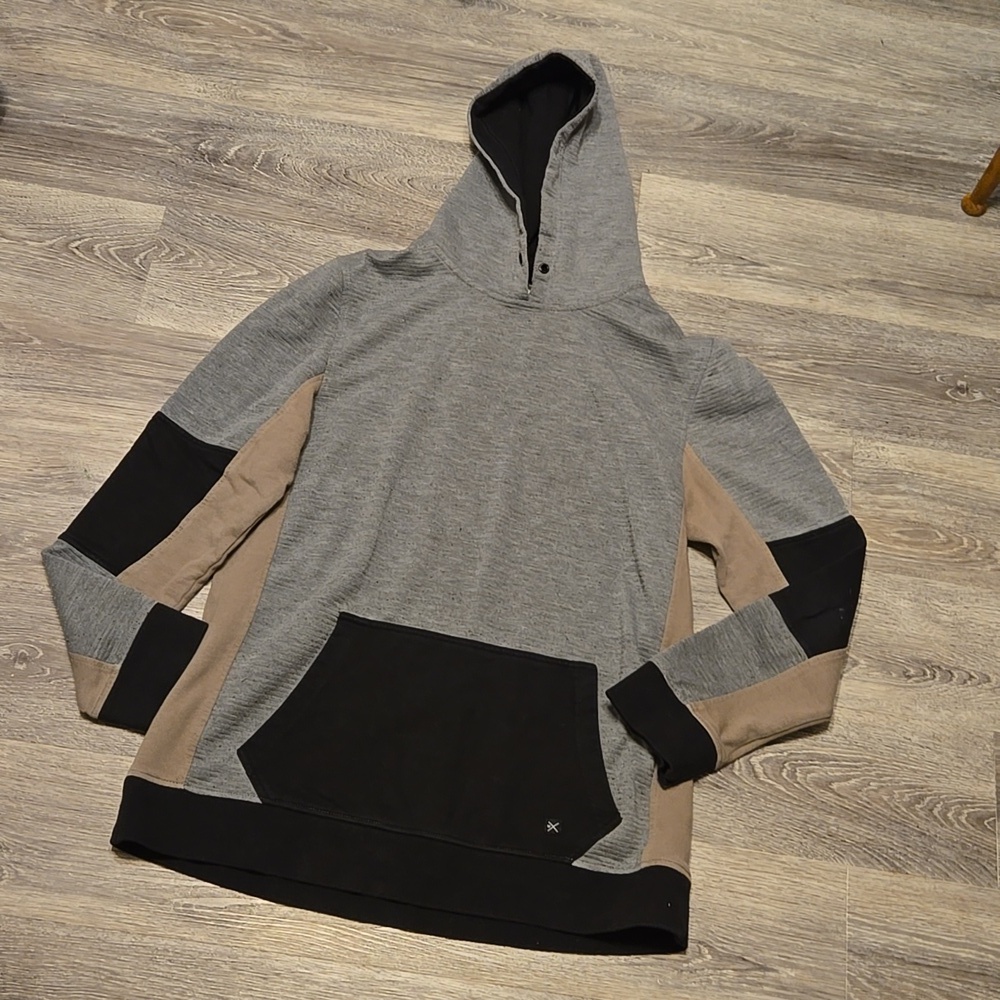 DepartWest colorblock hoodie sz L
